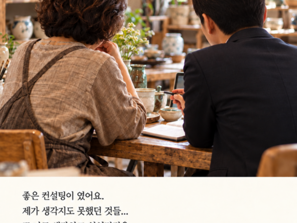 컨설팅 후기 – 예산. 2026.10.13.