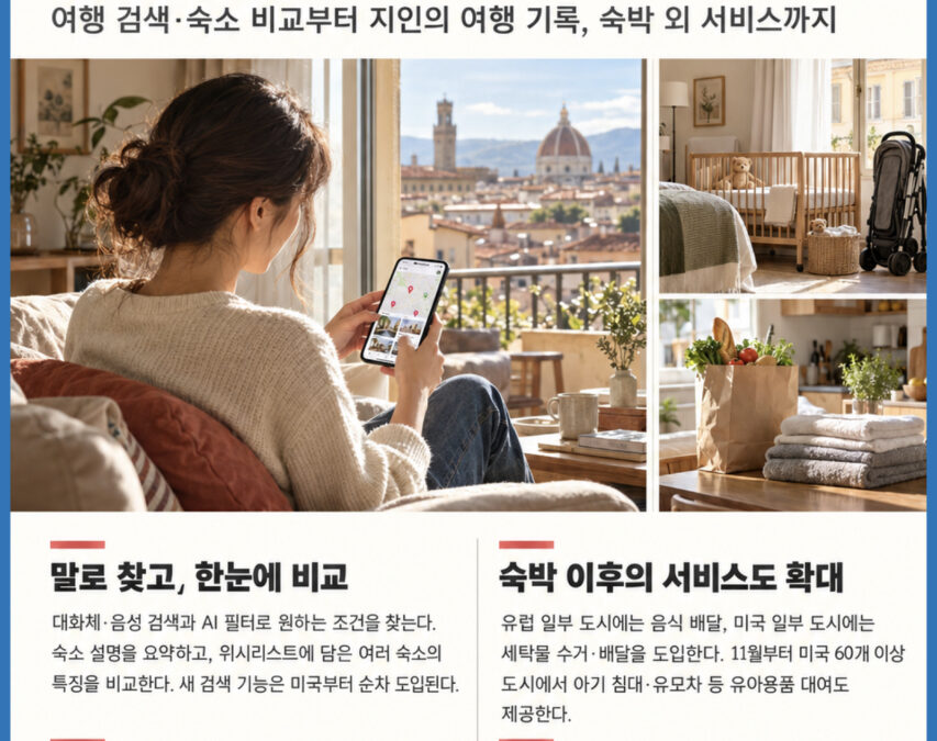 여행뉴스브리핑 / 10월 2일(금) – 에어비앤비, AI로 여행을 연결하다