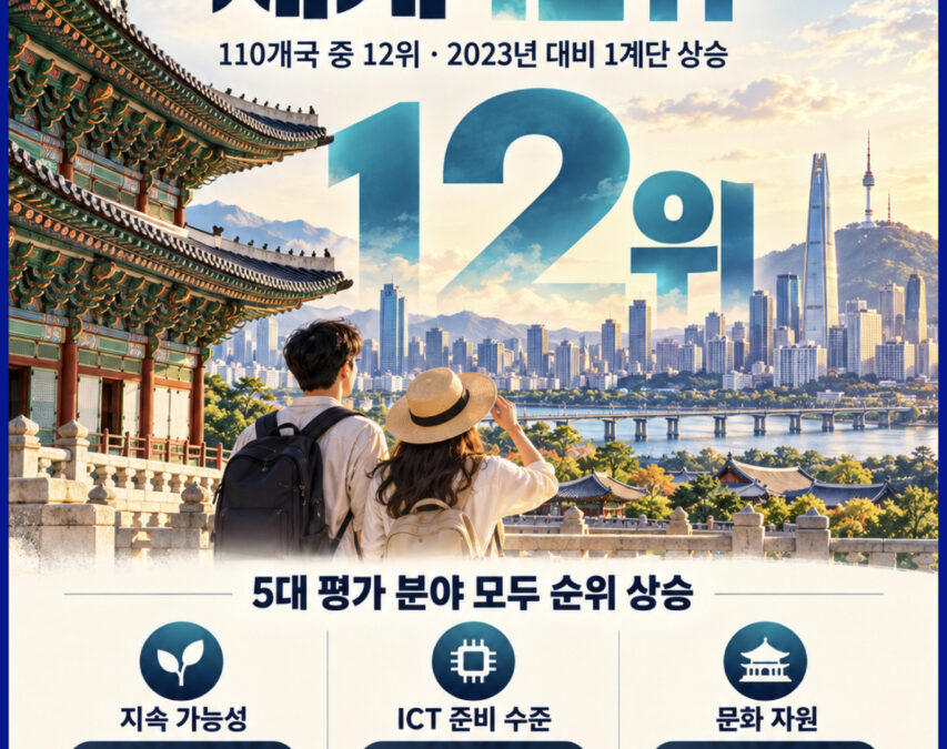 여행뉴스브리핑 / 10월 16일(금) – 대한민국 관광 경쟁력 세계 12위